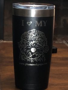 Order your "I love my Goldendoodle" tumbler today I love my Goldendoodle tumbler